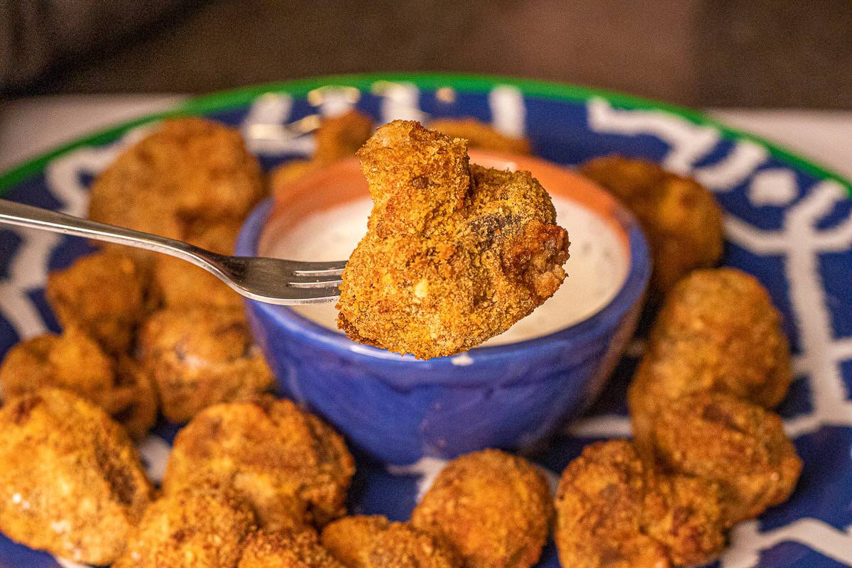 Air Fried Mushrooms