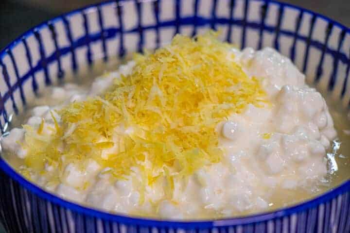 Lemon Pasta and Shrimp
Cottage Cheese