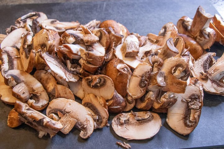Sliced Mushrooms