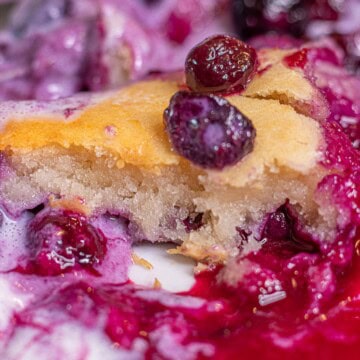 A Twist on Grandma's Blueberry Cobbler