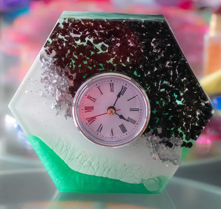 Resin Clock