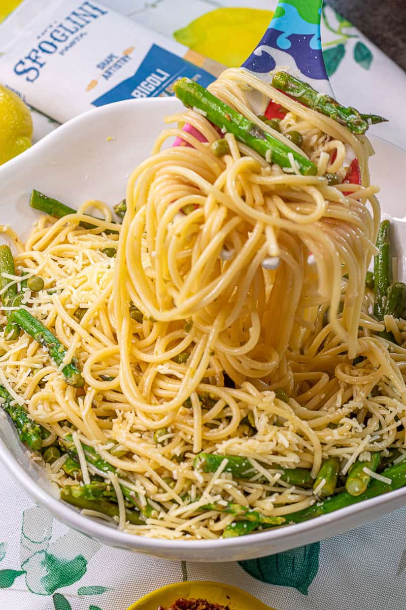 Lemon Aspargus Pasta