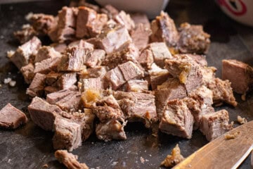 Cut up Beef