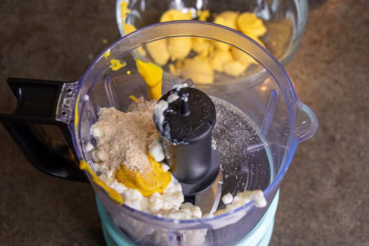 Cottage Cheese Sauce in a Food Processor for Deviled Eggs. Deviled eggs recipe