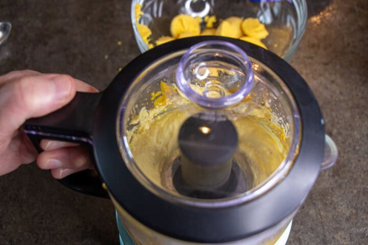 Cottage Cheese Sauce in a Food Processor for Deviled Eggs. Deviled eggs recipe