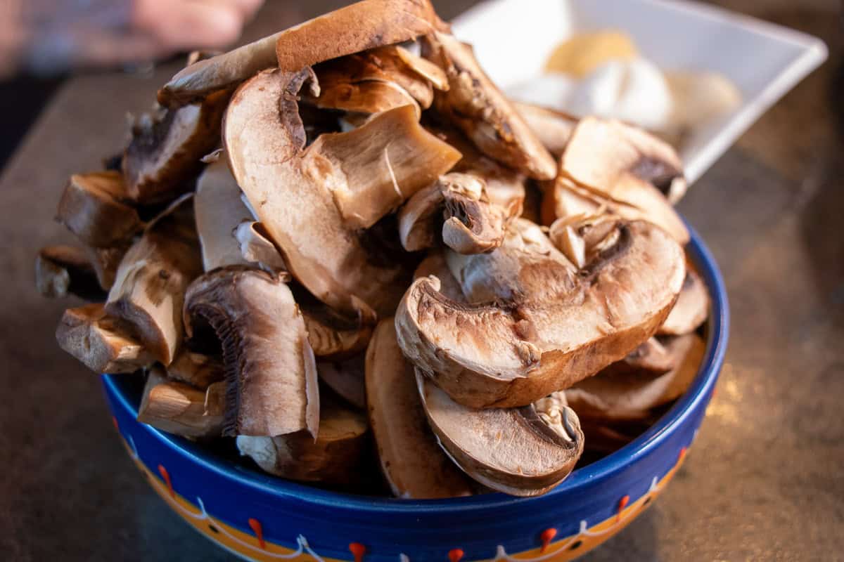 Sliced Mushrooms